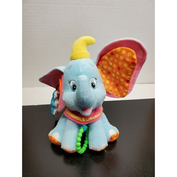 Disney Baby Dumbo Activity Rattle Plush - 10Inch - Picture 1 of 14
